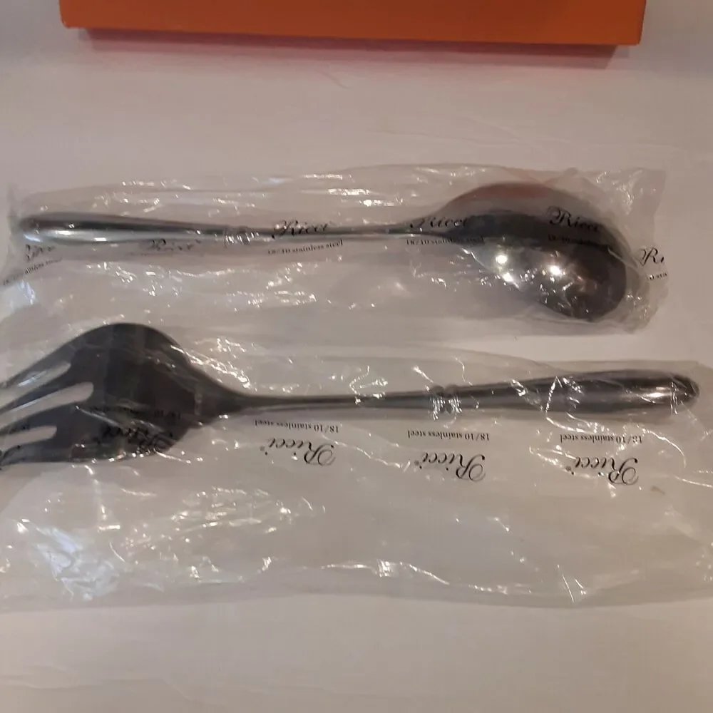Ricci Large Spoon & Fork Serving Set New Holidays Special occasions